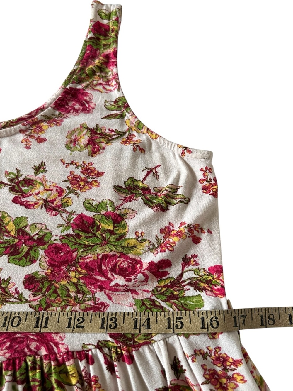 Laura Ashley Floral Jersey Maxi Dress Victorian Tea Rose Cottagecore S - Picture 10 of 12